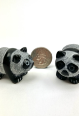 Crystal Panda Carving | Obsidian