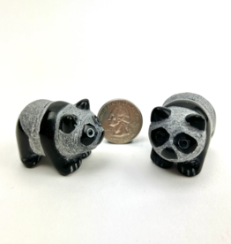 Crystal Panda Carving | Obsidian