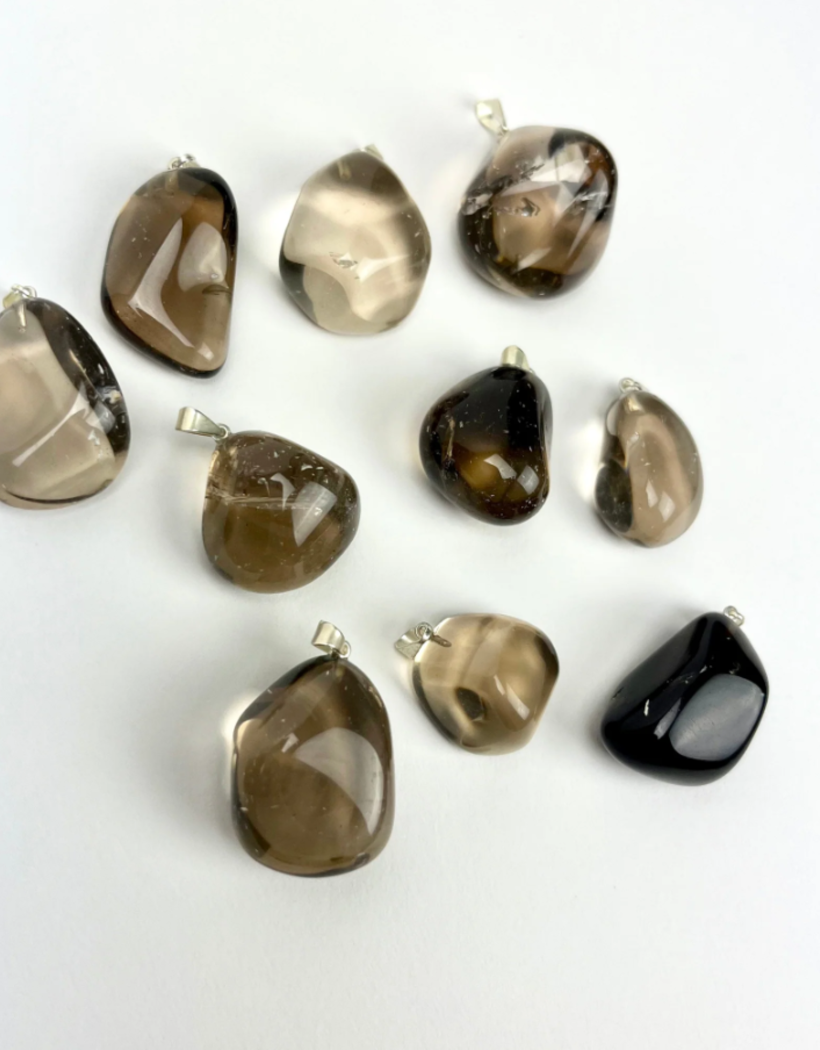 Tumbled Stone Pendant | Smoky Quartz