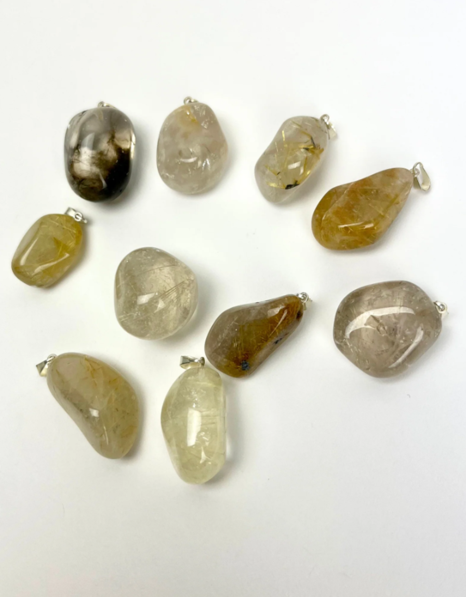Pelham Grayson Tumbled Stone Pendant | Golden Healer