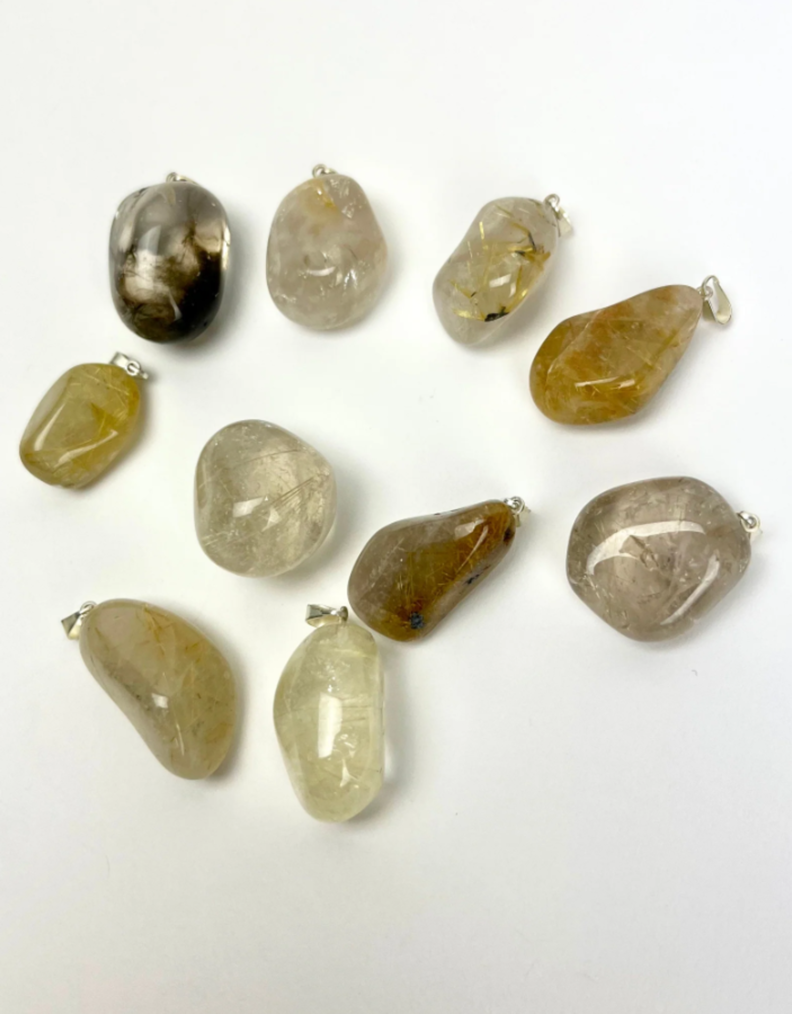 Tumbled Stone Pendant | 20-30mm | Brazil | Golden Healer