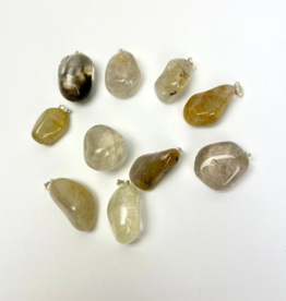 Pelham Grayson Tumbled Stone Pendant | Golden Healer