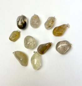 Tumbled Stone Pendant | 20-30mm | Brazil | Golden Healer