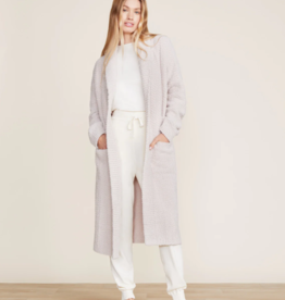 Barefoot Dreams CozyChic Chenille Long Cardi | Stone |