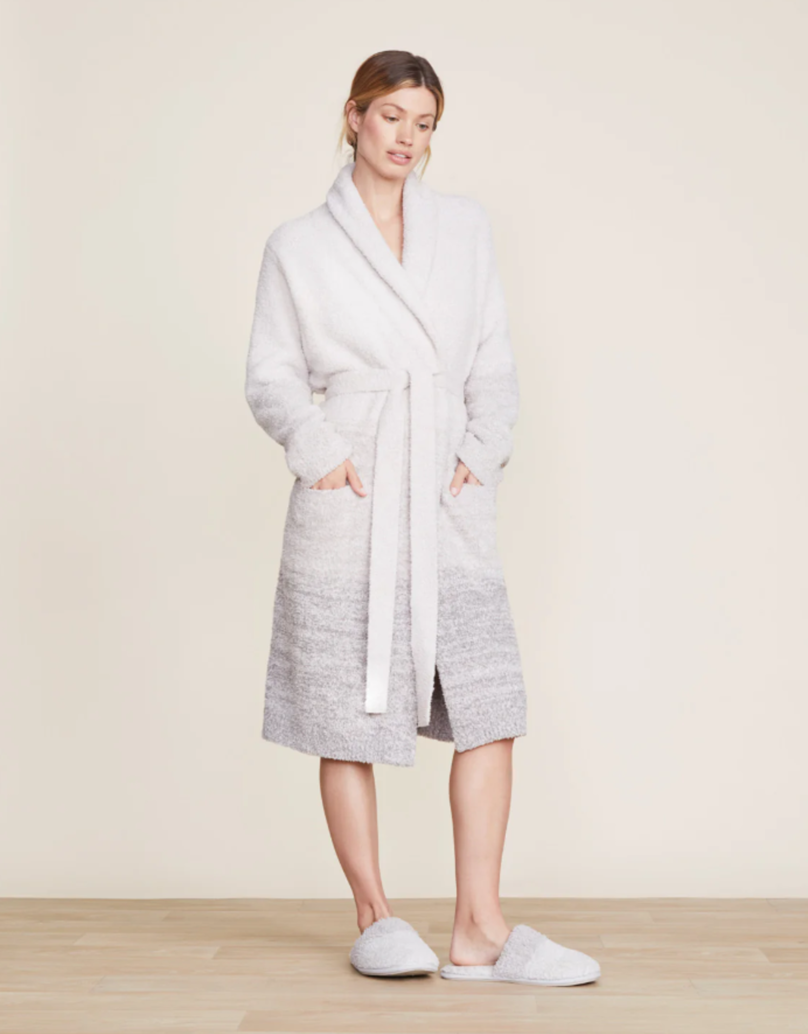 Barefoot Dreams CozyChic Heathered Ombre Robe | Almond Multi |