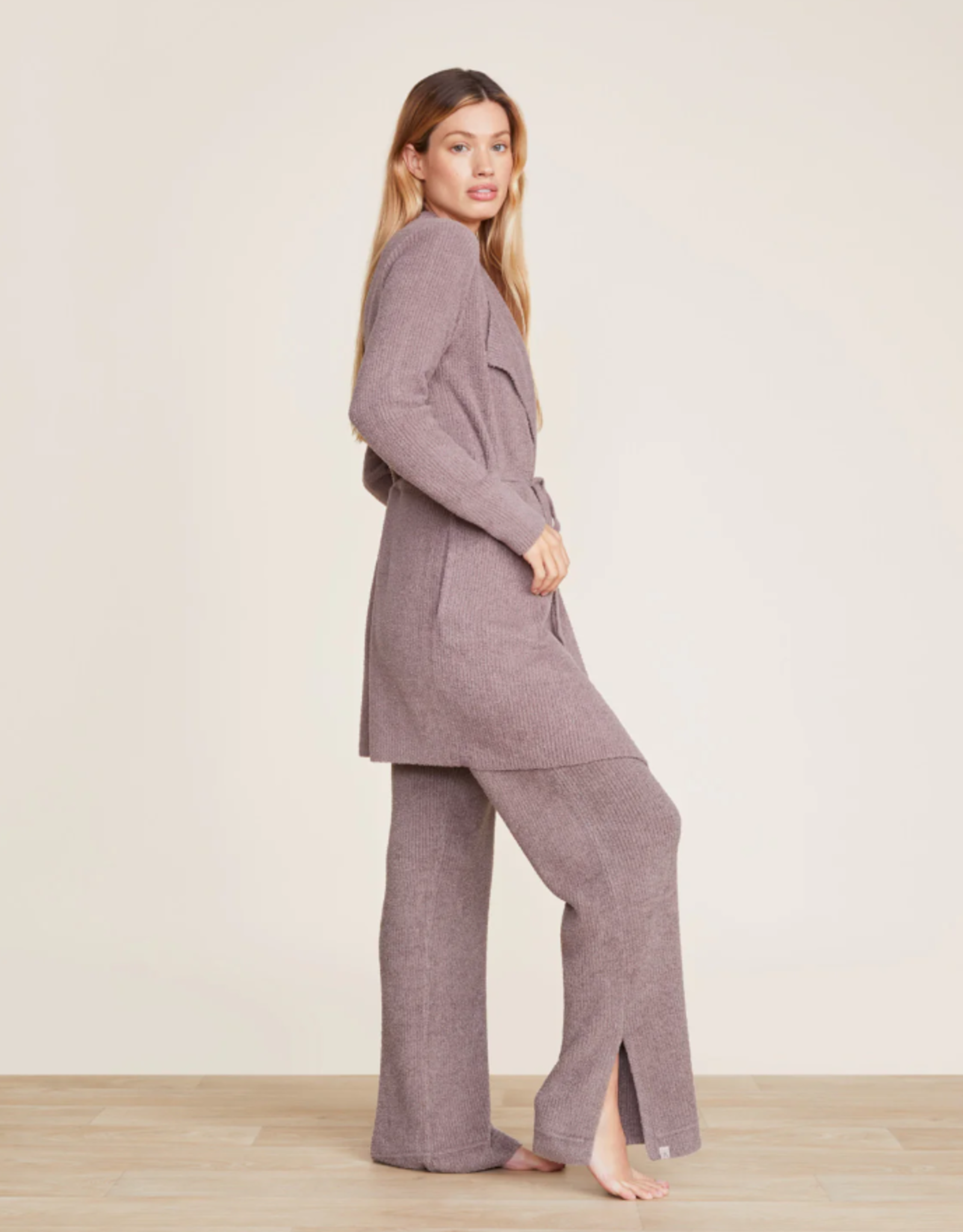 CozyChic Lite Waist Tie Cardi | Driftwood |