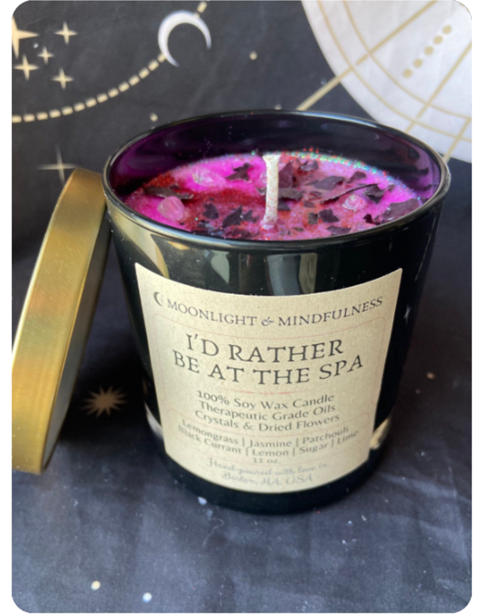 Moonlight and Mindfulness *I'd Rather be at the Spa 11oz Candle