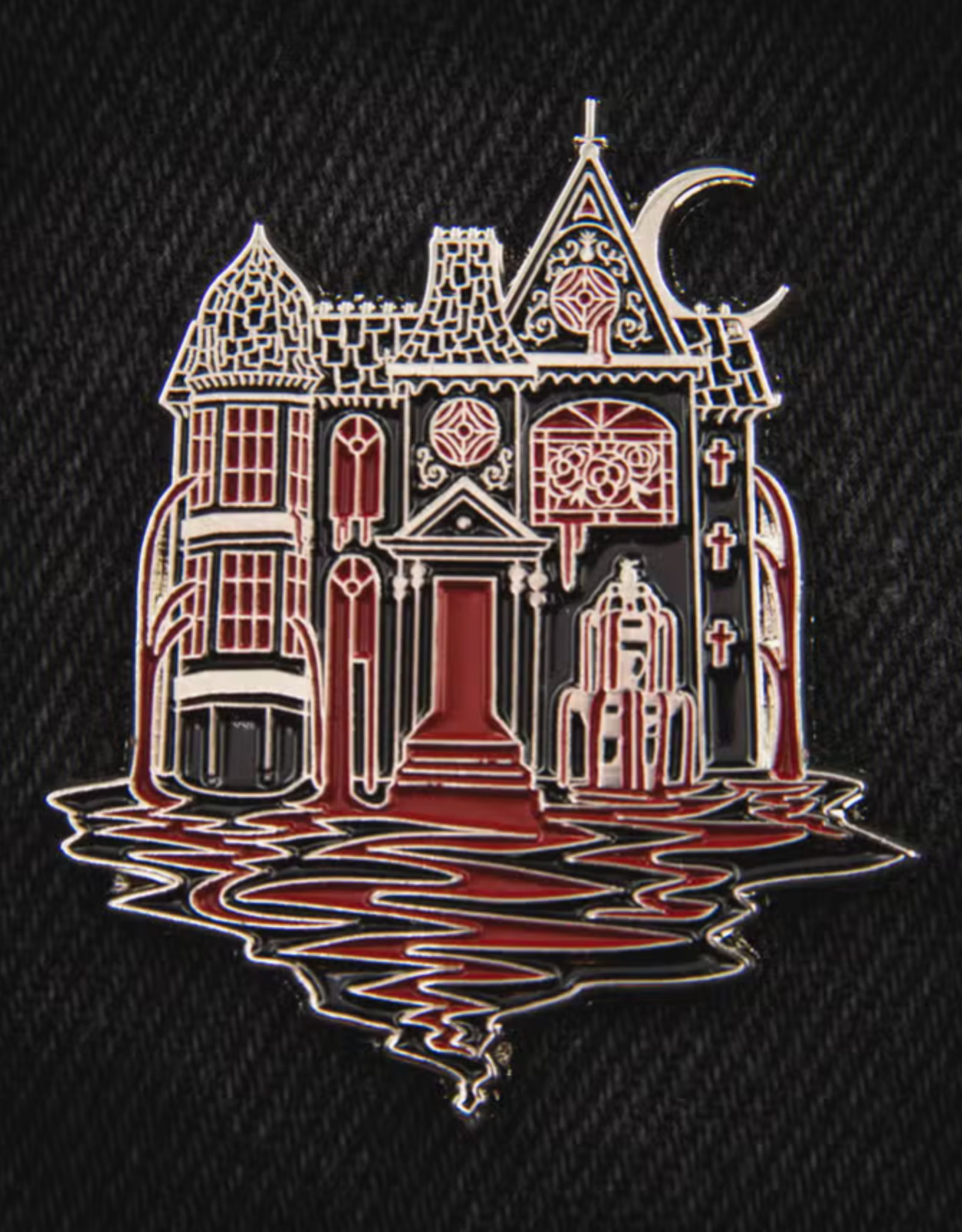 Bleeding Haunted Mansion Halloween Enamel Pin