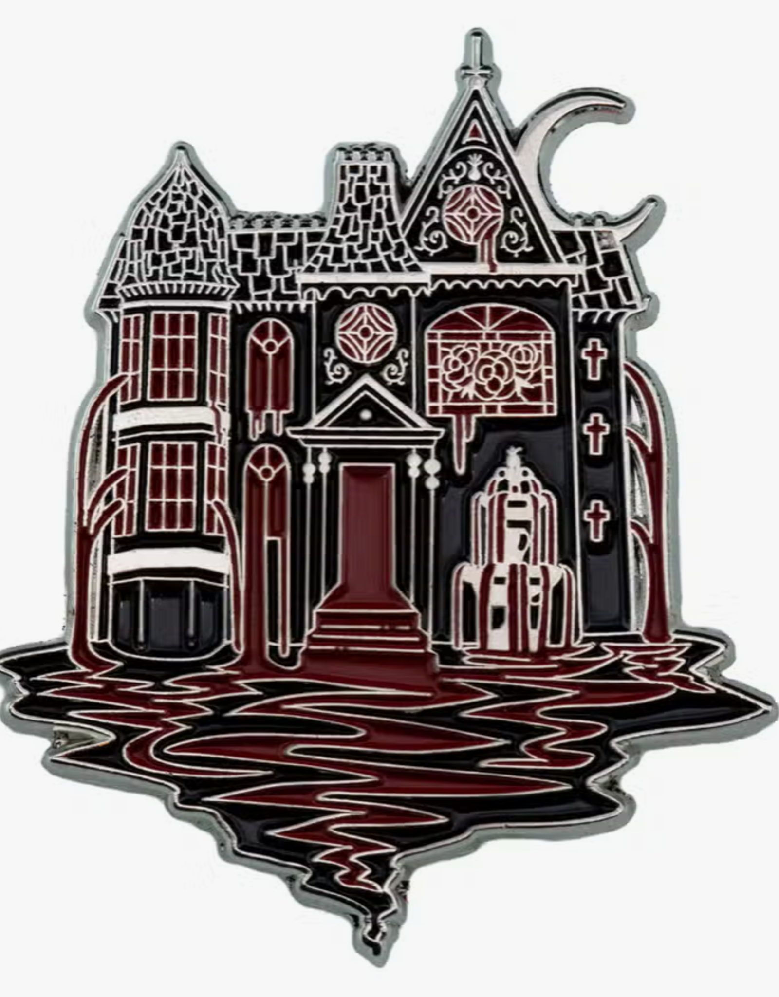 Bleeding Haunted Mansion Halloween Enamel Pin