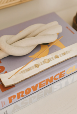 *Indukala Moon Phase Incense Holder - Hand Carved Wood Bone