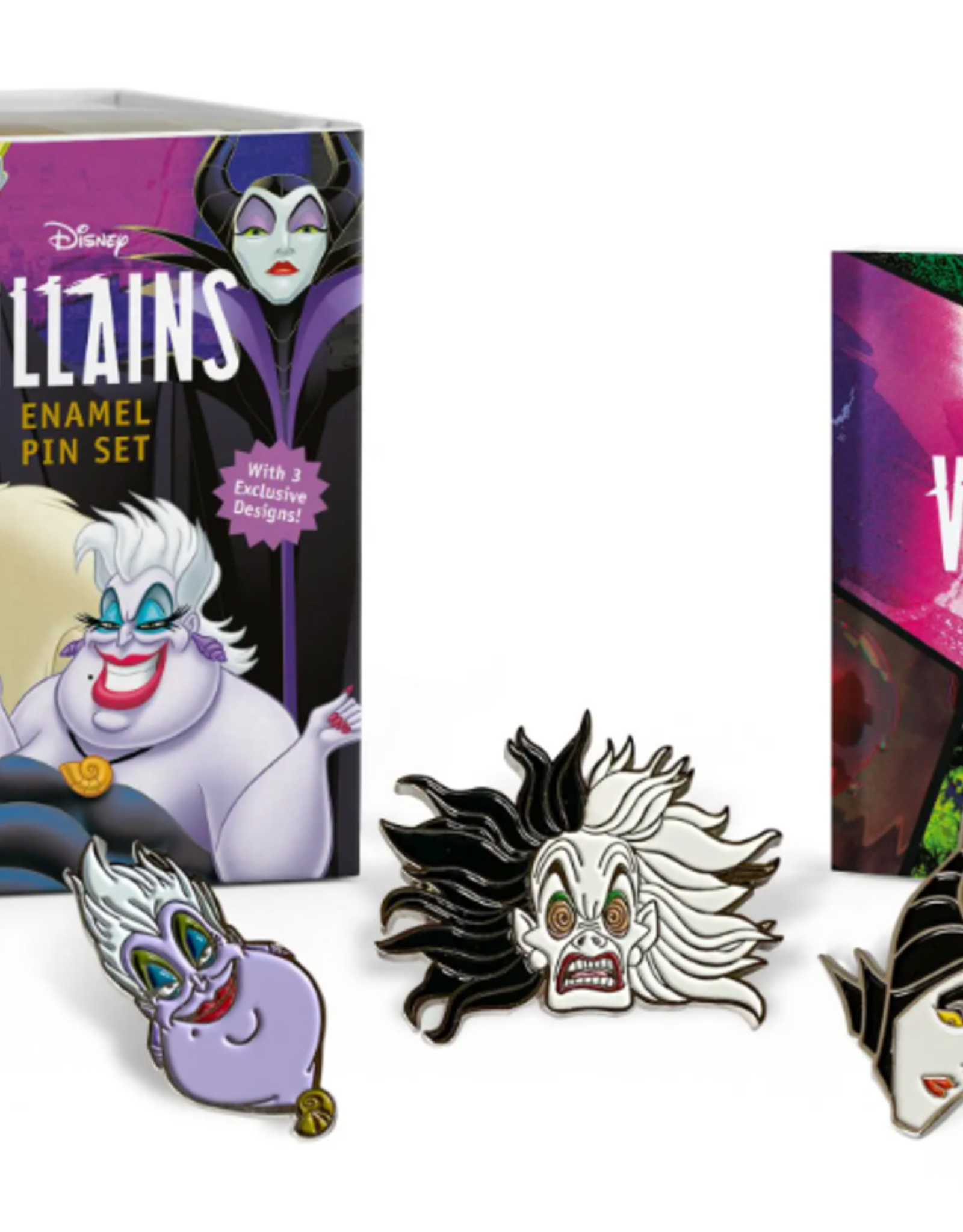 Hachette Book Group Disney Villains Enamel Pin Set