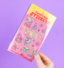 Glittery Witchy Things Vinyl Sticker Sheet