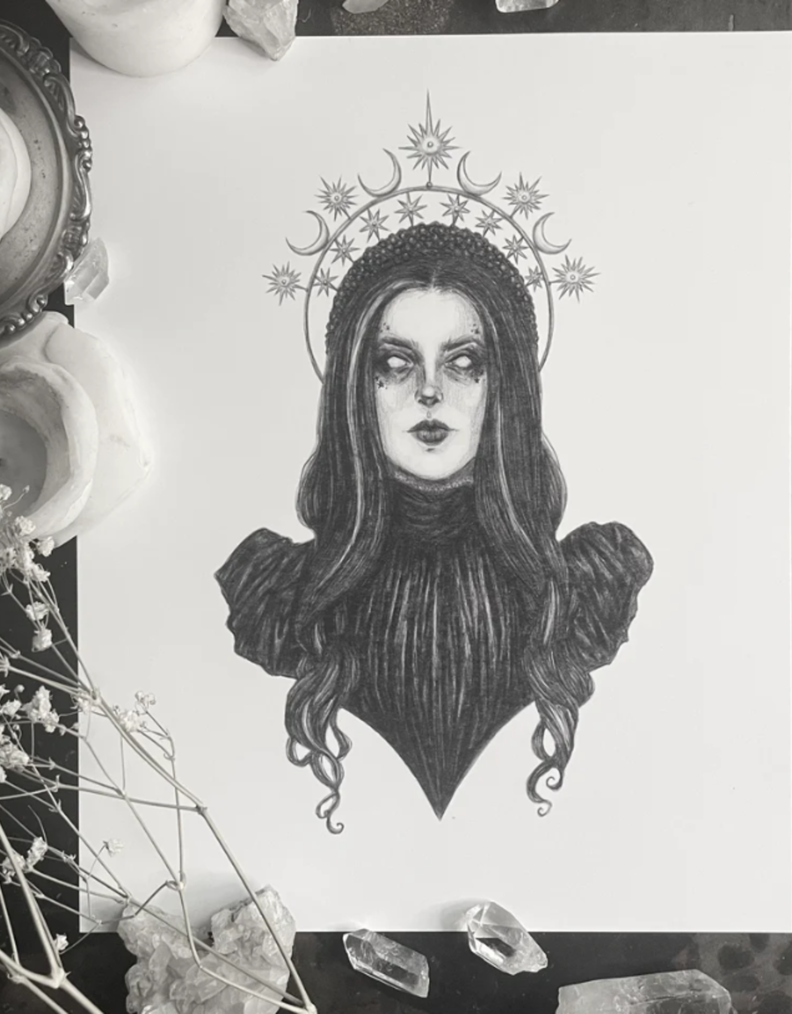 Nyx Fine Art Print - Greek Goddess of the Night 5x7