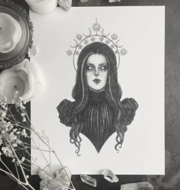 Nyx Fine Art Print - Greek Goddess of the Night 5x7