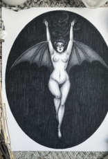 Caitlin McCarthy Art La Femme Chauve-Souris Fine Art Print - The Bat Woman 5x7