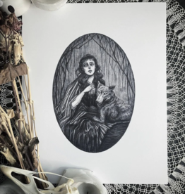 *The Company of Wolves - Fine Art Print - Wolf - Forest 5x7