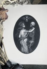 *Death and the Maiden Fine Art Print - Danse Macabre 5x7