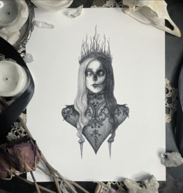 Hel Fine Art Print - Norse Goddess of Death 5x7