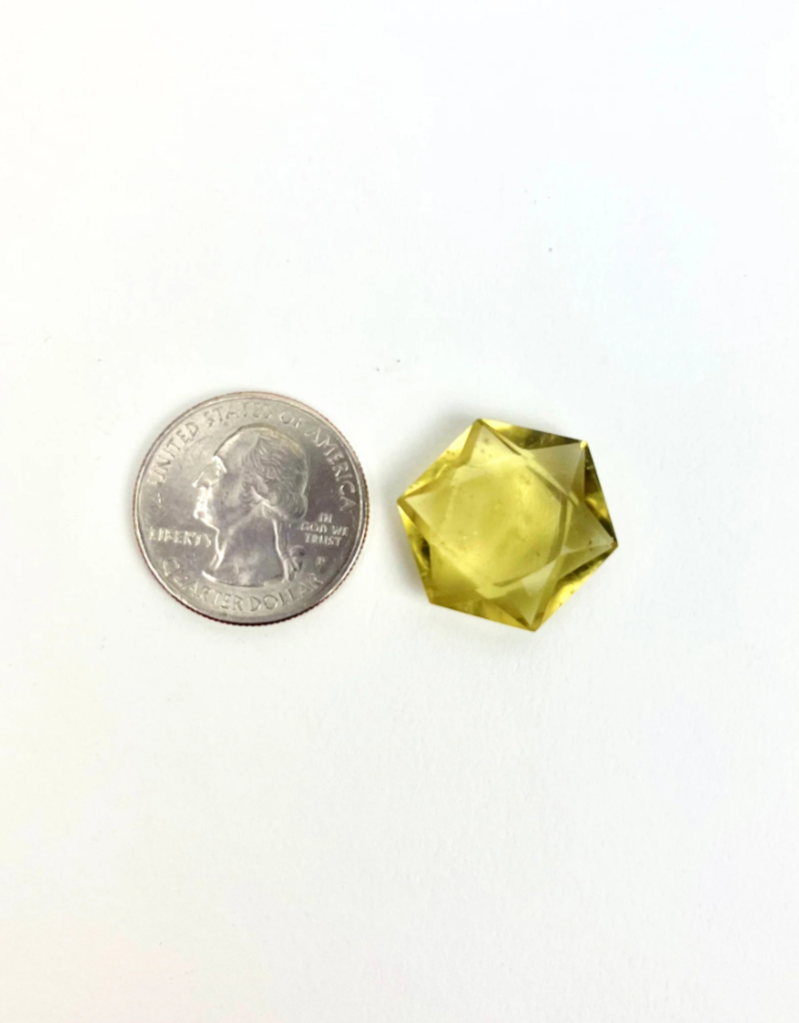 Pelham Grayson Lemon Quartz | 20-25mm | 6 Point Star