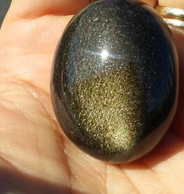 Gold Sheen Obsidian Pebble