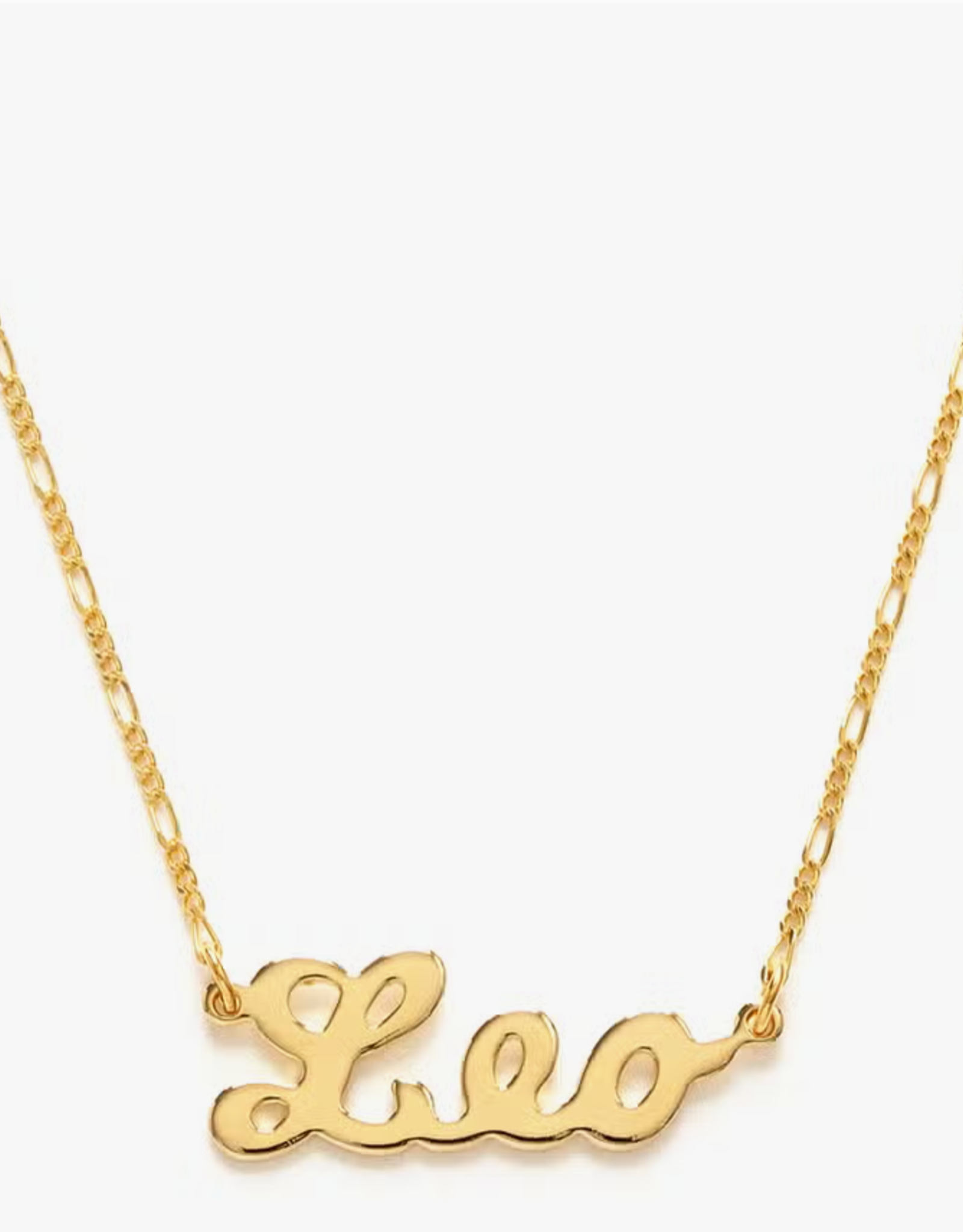 *Zodiac Script Necklace