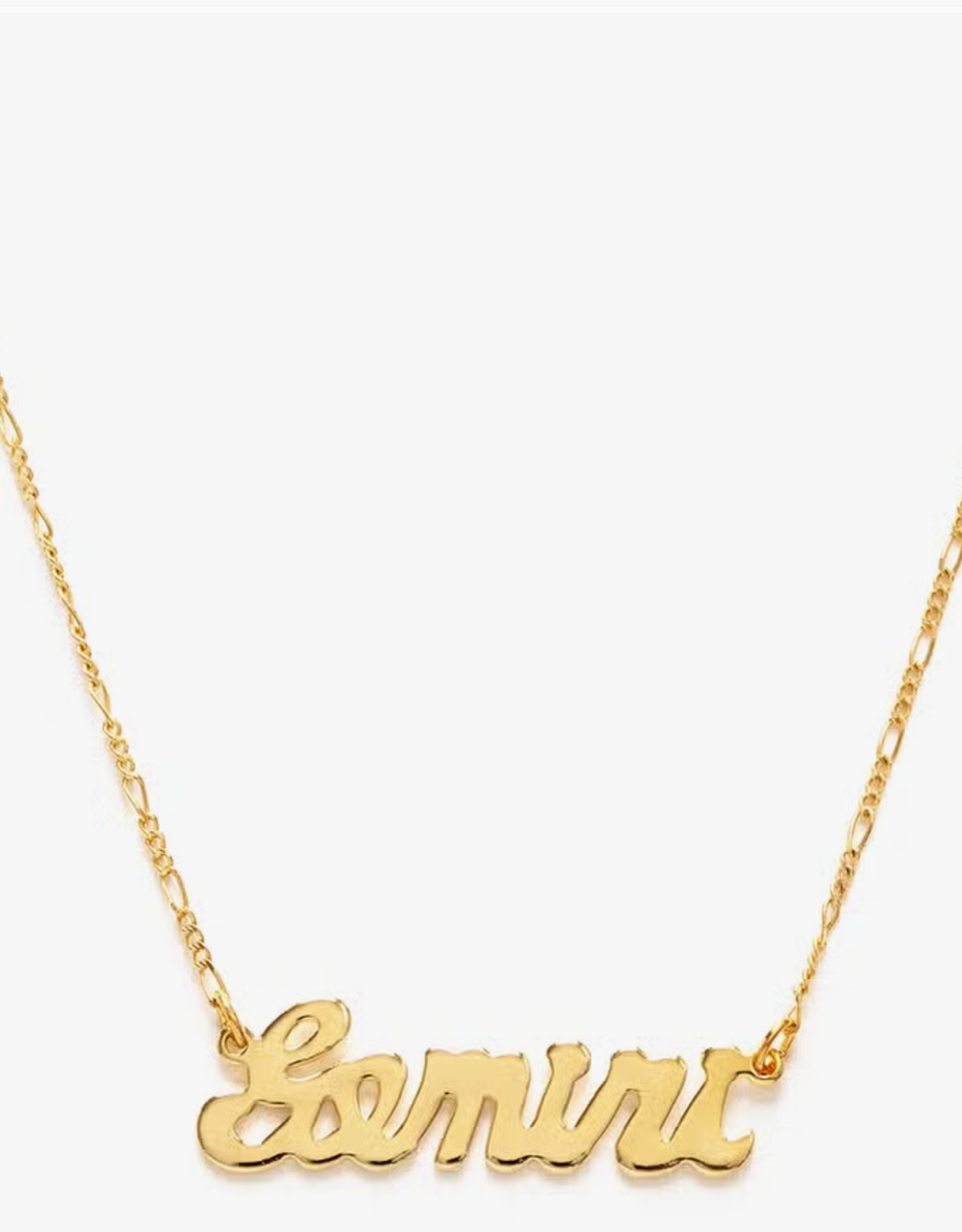 *Zodiac Script Necklace