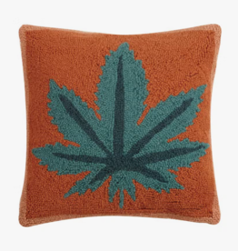 Peking Handicraft -Mary Jane Teal Hook Pillow by Justina Blakeney