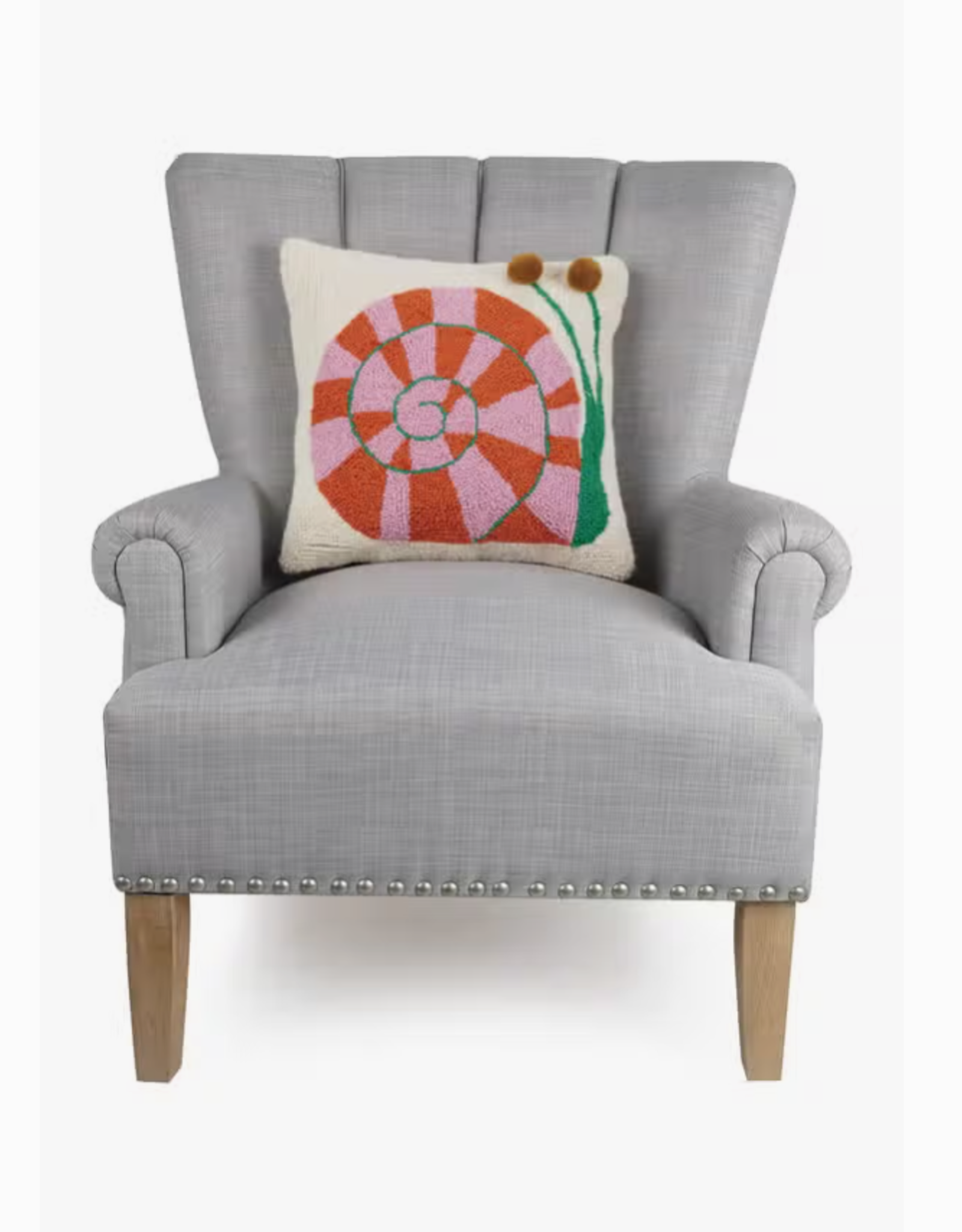 *Snail's Pace w/Pom Pom Eyes Hook Pillow