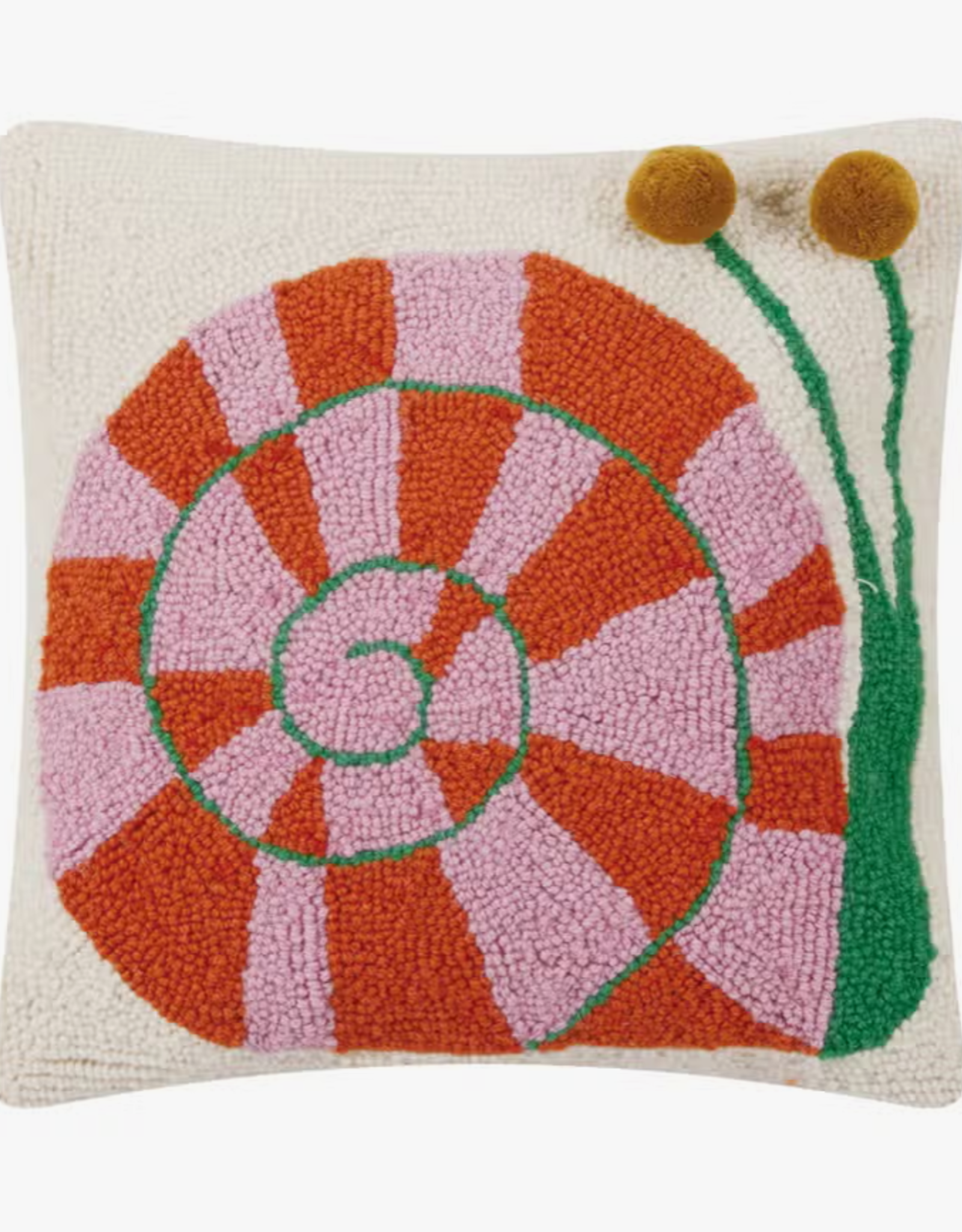 *Snail's Pace w/Pom Pom Eyes Hook Pillow