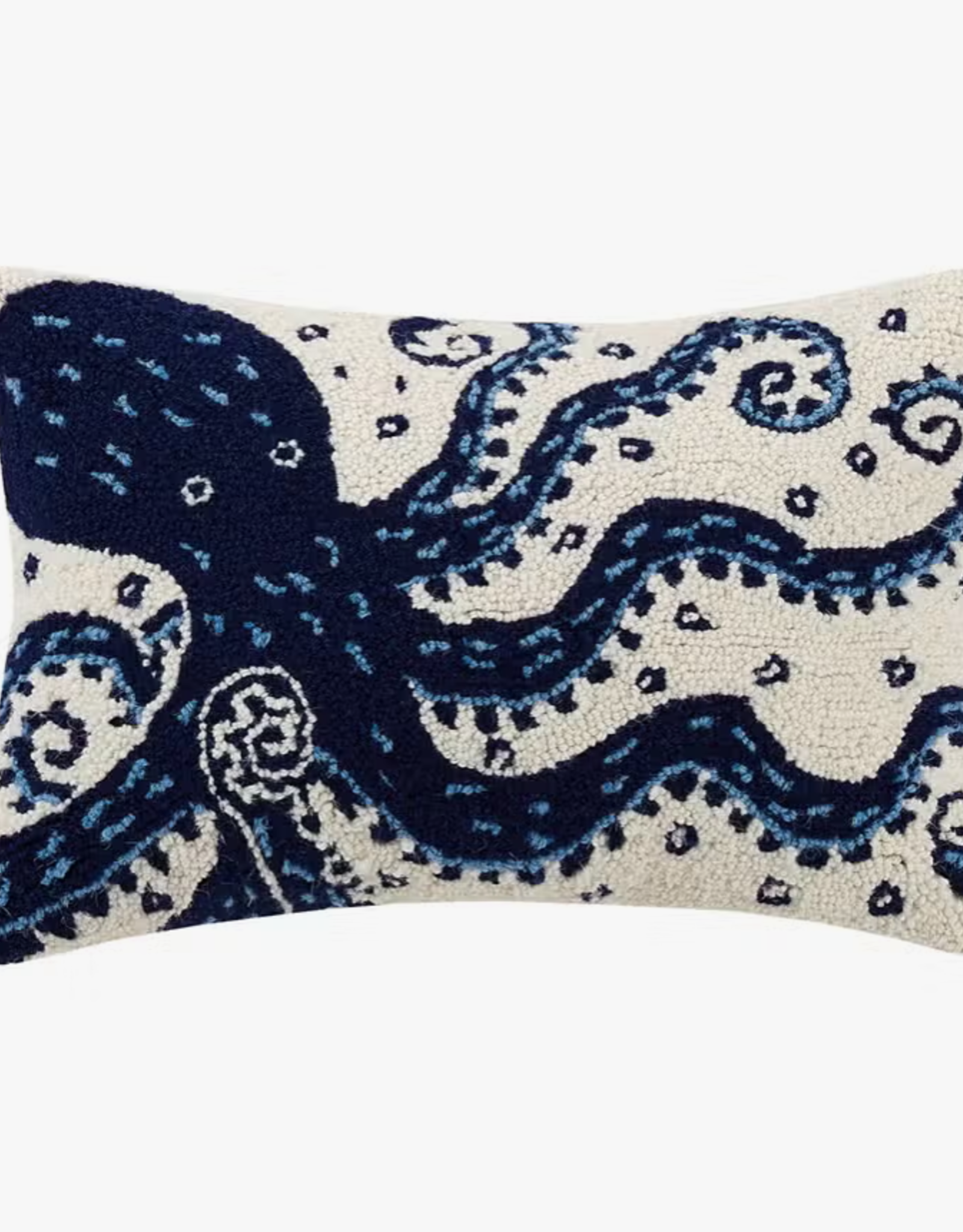 Navy Octopus Hook Pillow