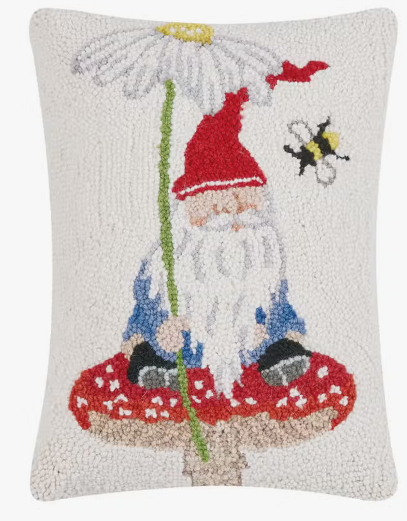 Peking Handicraft -Toadstool Gnome Hook Pillow