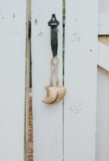 *Indukala Crescent Moon Wind Chime - Rustic bell