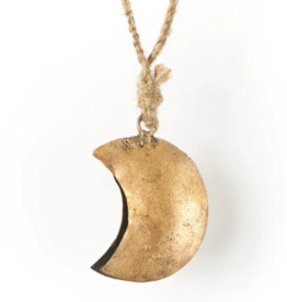 Matr Boomie -Indukala Crescent Moon Wind Chime - Rusic bell
