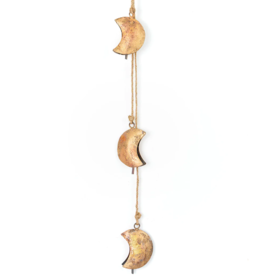 *Indukala Moon Trio Wind Chime - Rustic bell