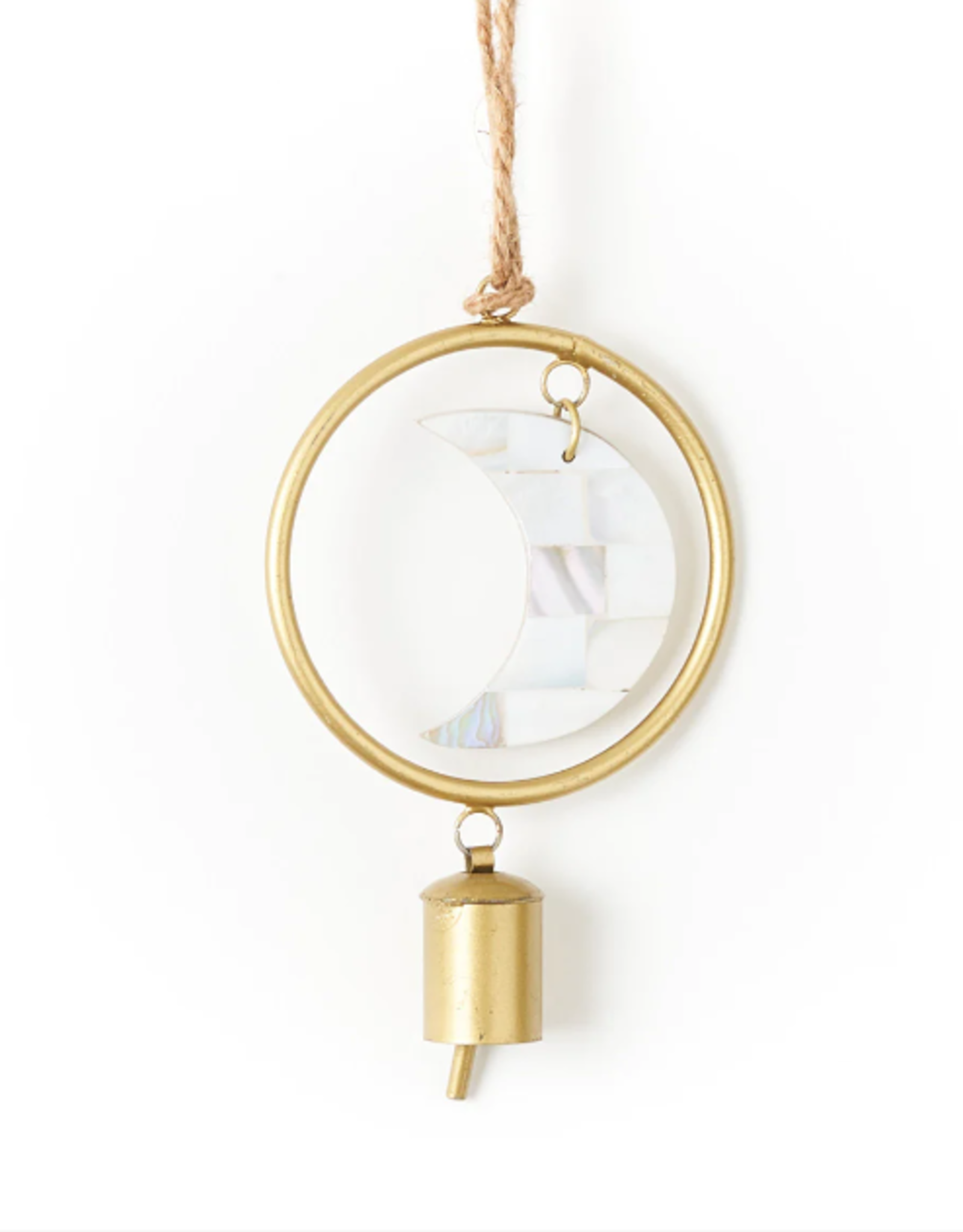 Matr Boomie Chayana Small Moon Mother of Pearl Wind Chime
