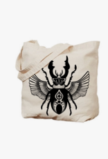 Moon phase Scarab Beetle Occult Insect Tote Bag