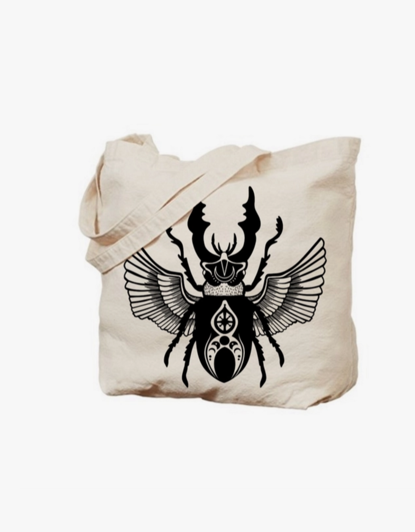 Moon phase Scarab Beetle Occult Insect Tote Bag
