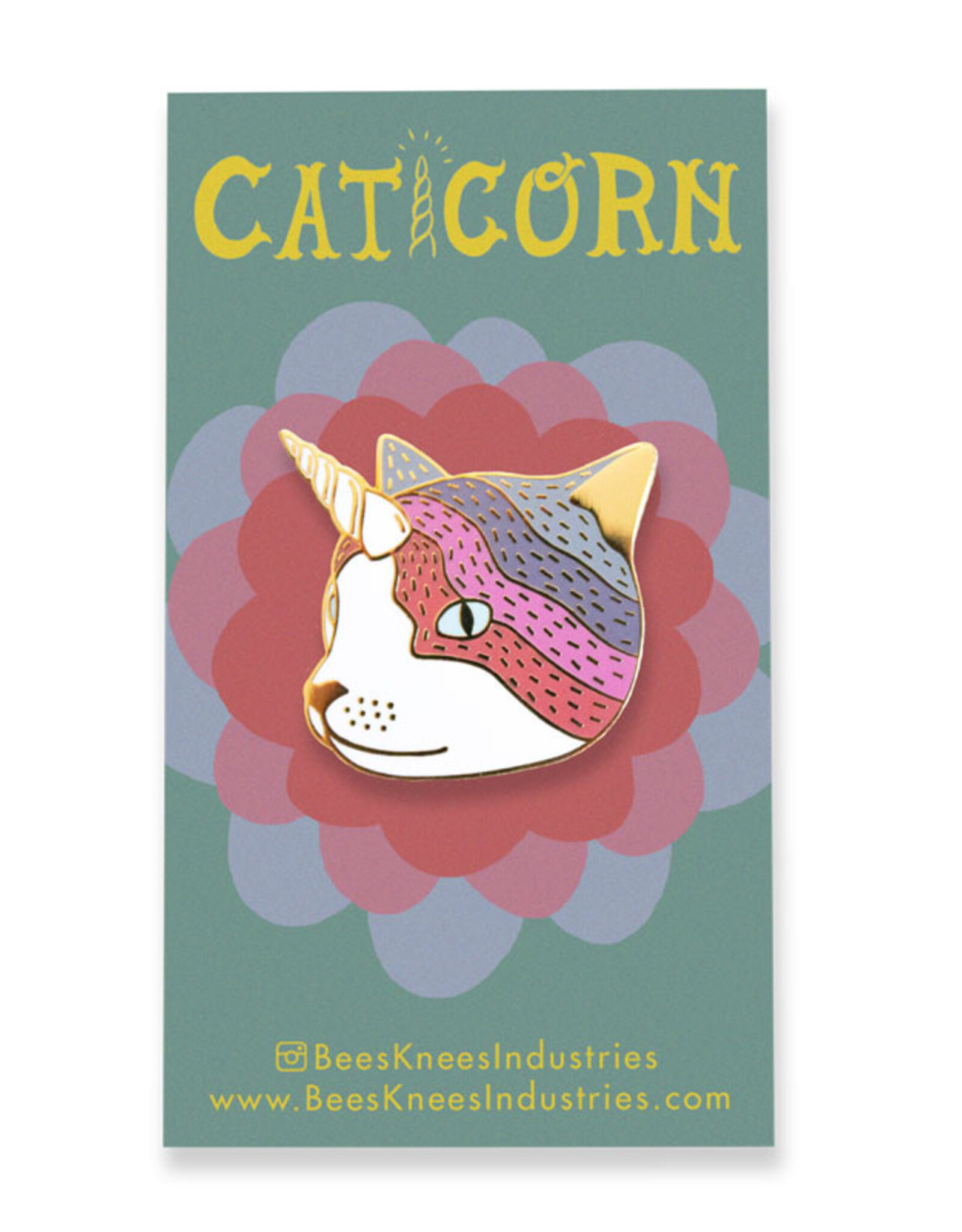 *Caticorn Enamel Pin