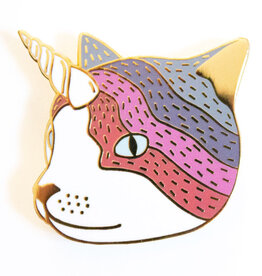 *Caticorn Enamel Pin