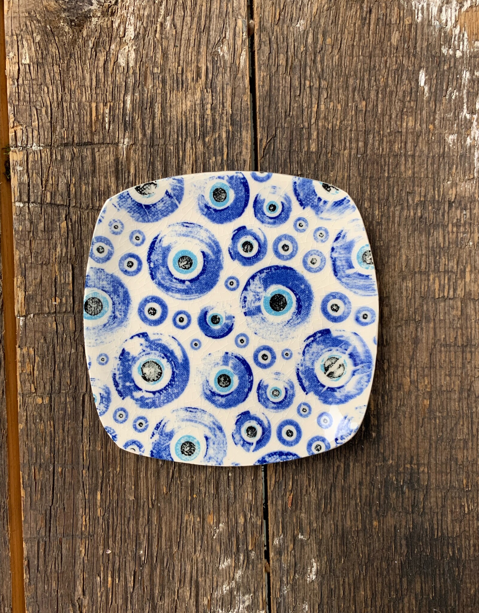*Rounded Square Dish | The Eye | 5"