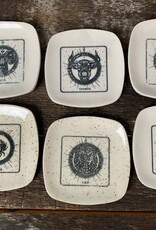 *Rounded Square Dish | Zodiac | 5" |