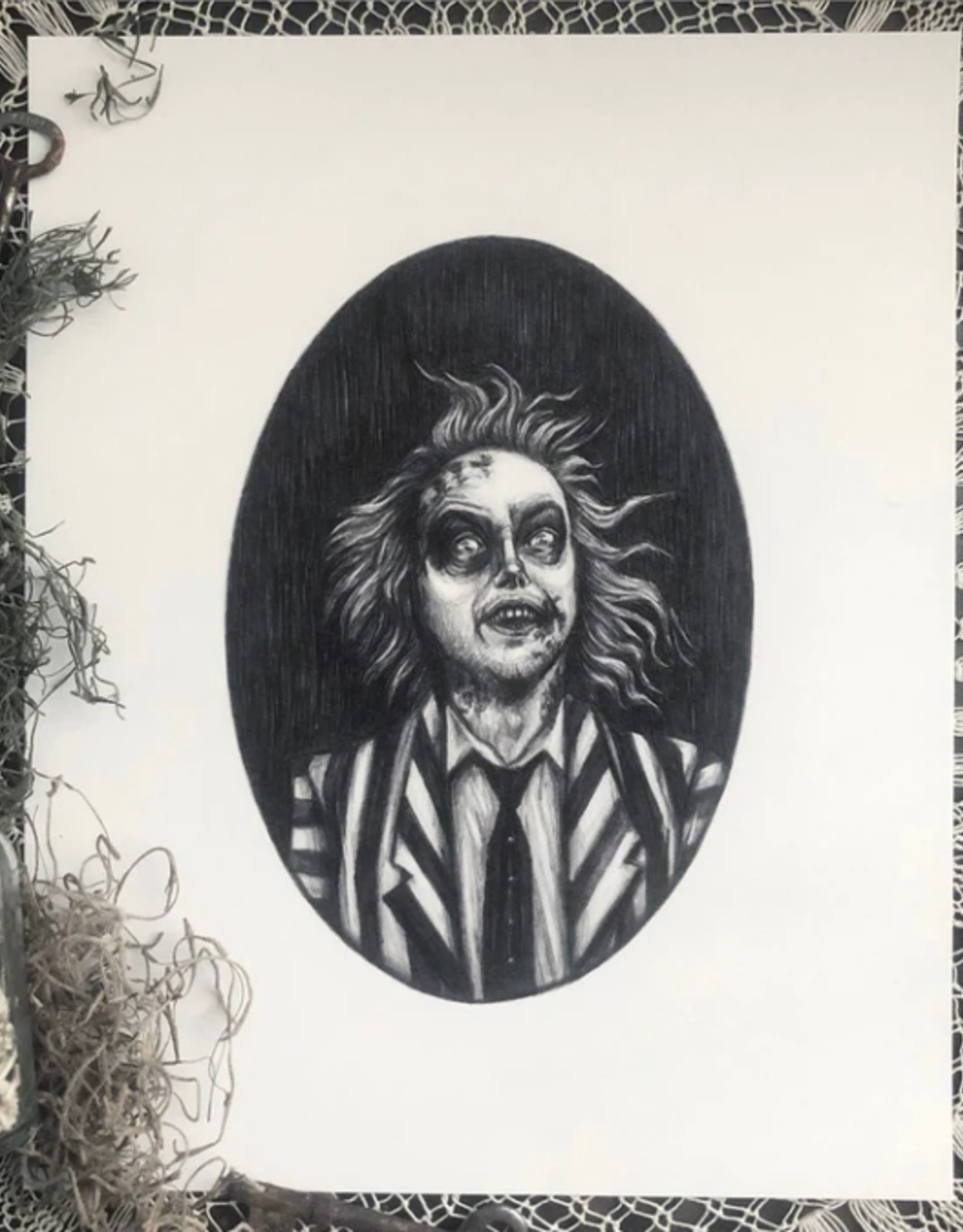 Beetlejuice Fine Art Print 5x7
