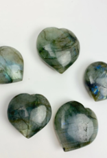 Labradorite Heart | 30-40mm | Madagascar