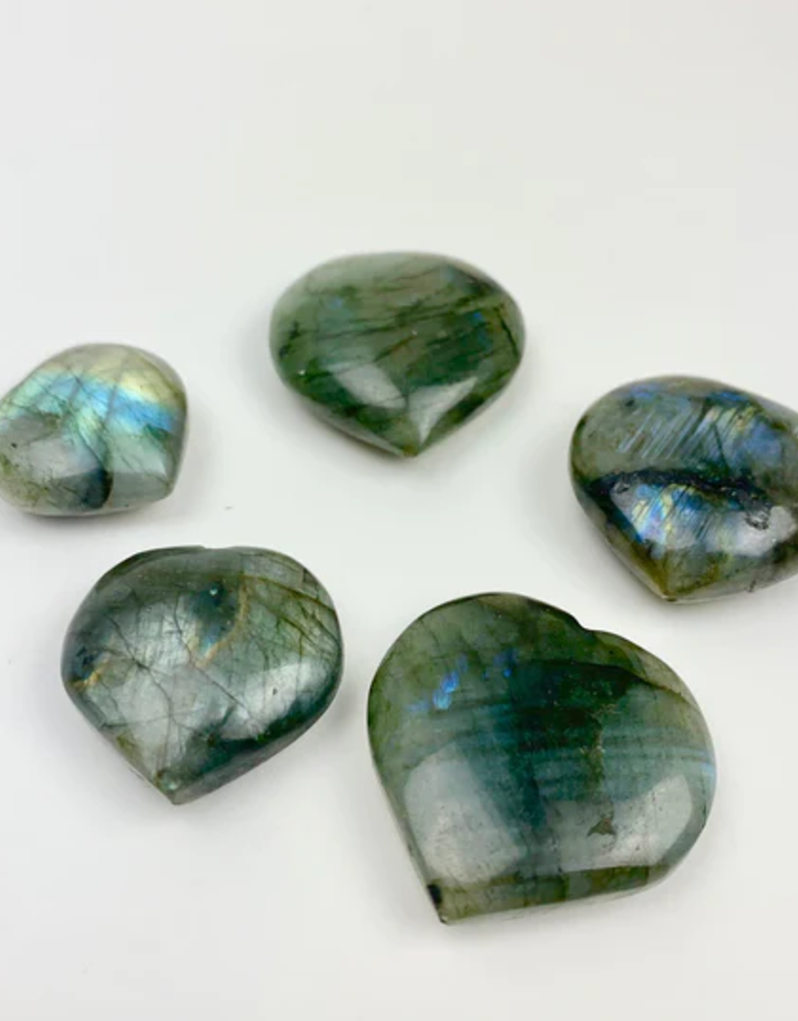 Labradorite Heart | 30-40mm | Madagascar