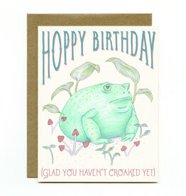 Bee's Knees Industries -Round Toad Birthday Card