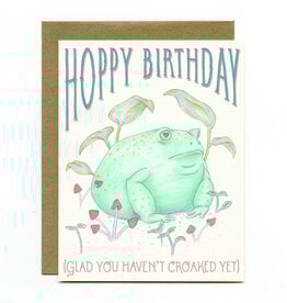 Round Toad Birthday Card