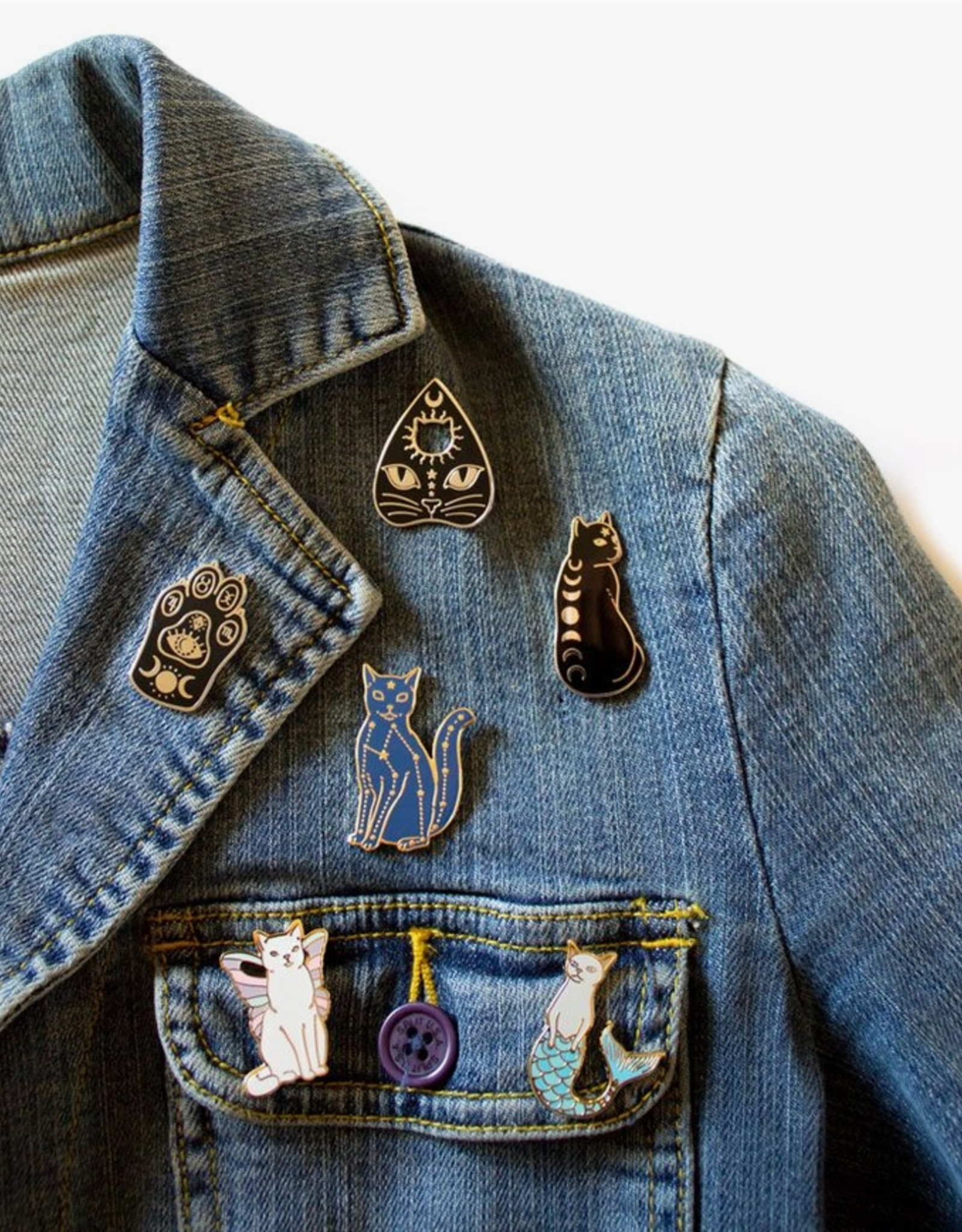 Witchcat Paw Enamel Pin