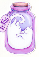 It Fits Potion Cat Sticker