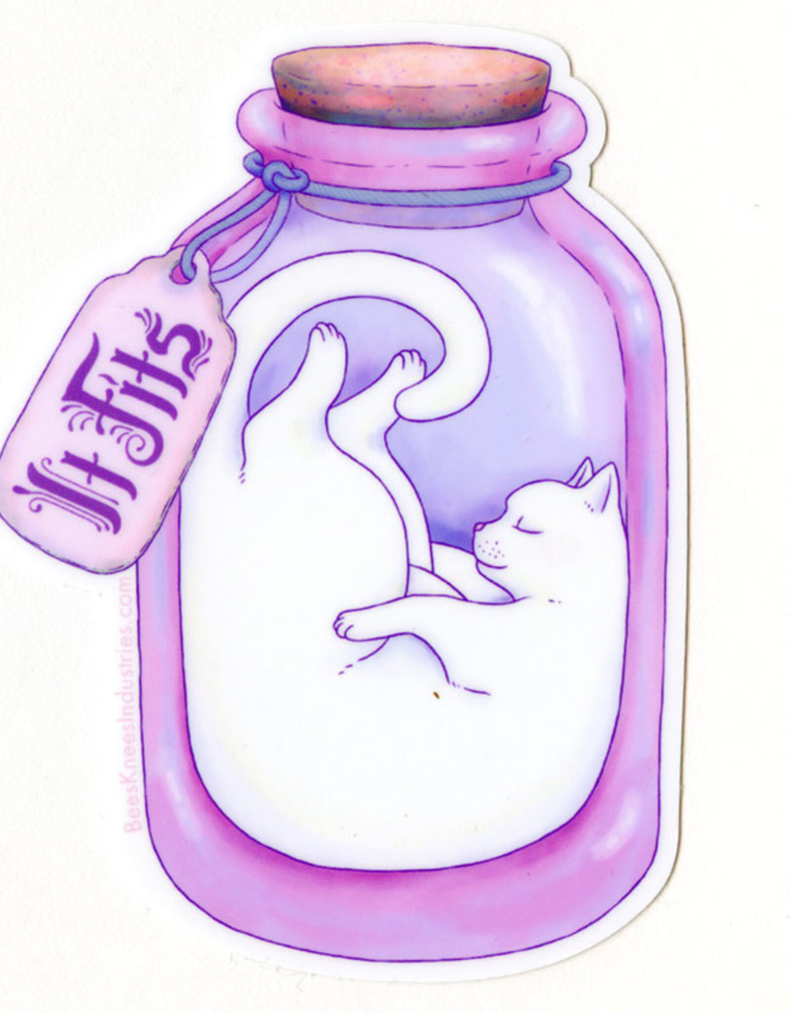 It Fits Potion Cat Sticker