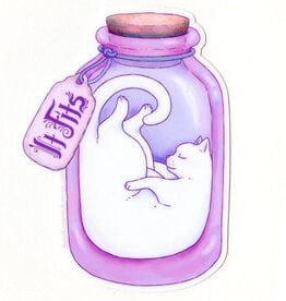 Bee's Knees Industries It Fits Potion Cat Sticker